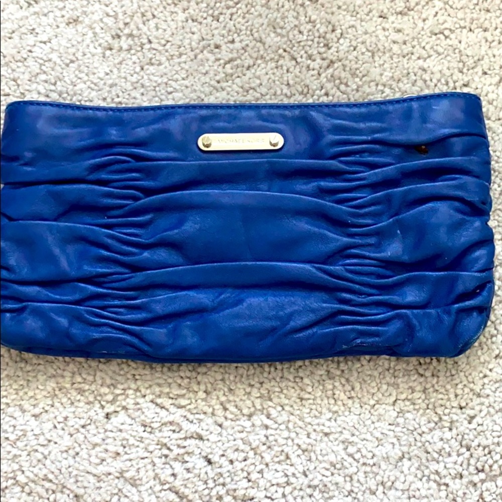 Royal blue Micheal Kors.clutch